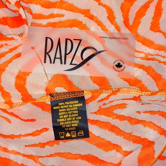 NEW! Rapz Poncho - Zebra print (4544 - Picture 4 of 4